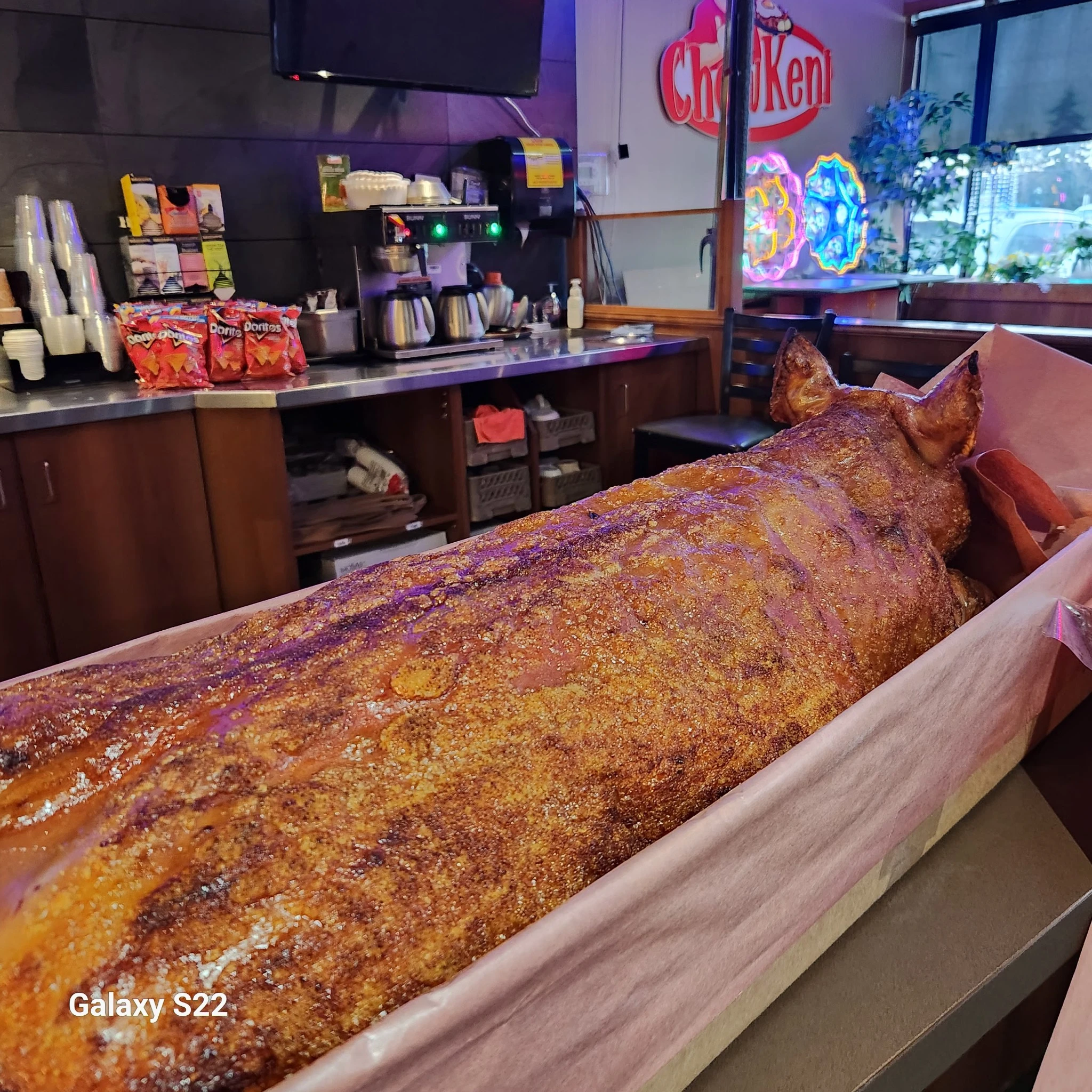 Delicious Lechon at ChowKeni in South Edmonton, AB