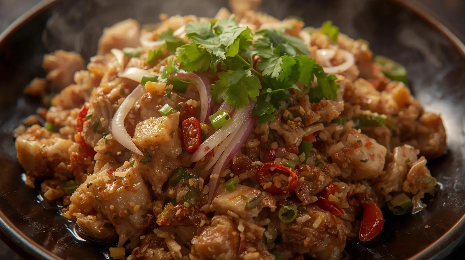 Delicious Sisig at ChowKeni in South Edmonton, AB